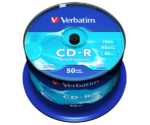 Verbatim 43351 CD-R 700MB 52X Extra Protection Surface diskai (50 vnt pakuotėje)