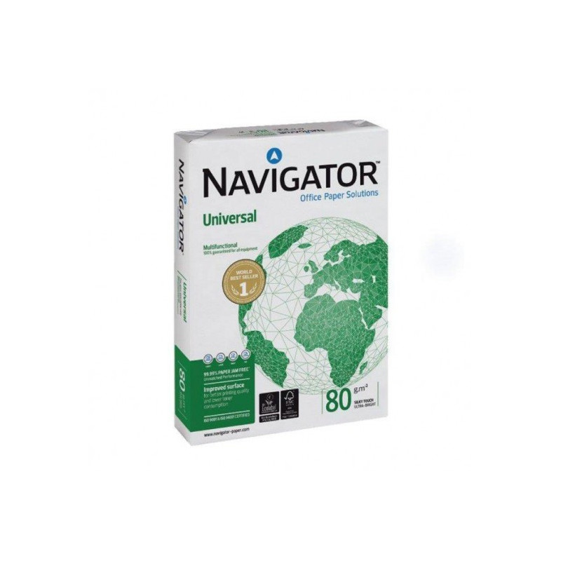 Paper_Navigator_A4_80g_500l Popierius Navigator A4 80g 500l (A kategorija) MIN 5pak. - Image 1