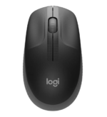 Logitech M190 Full-Size Belaidė pelė, RF Wireless, 1000 DPI, Charcoal