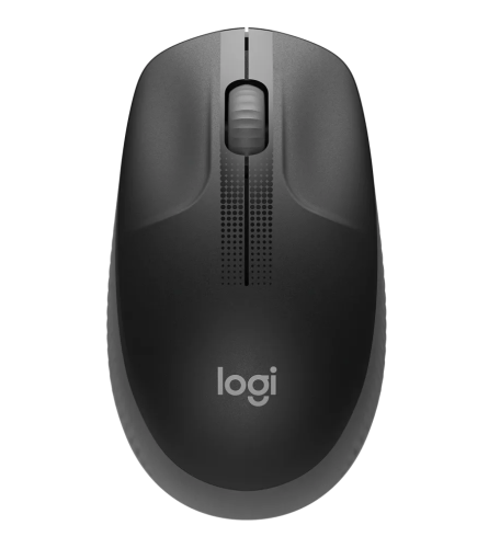 UL2qvLD86v2eGkPxZpFWoRhuUGwtBLI6Ohj2Ll9v Logitech M190 Full-Size Belaidė pelė, RF Wireless, 1000 DPI, Charcoal - Image 1
