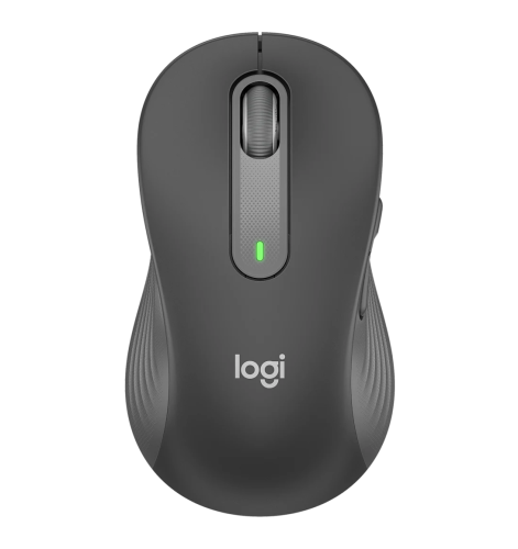 VsON1vgyLhPOu2FkGaPgOqlmrabGRjiOx9wiFx6T Logitech Signature M650 L Left Belaidė pelė, RF Wireless + Bluetooth, 4000 DPI, Graphite - Image 1