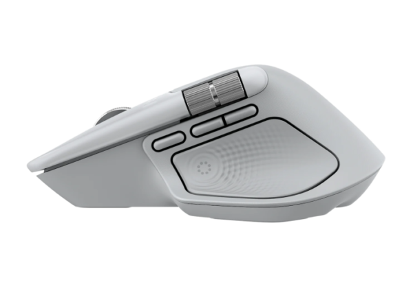 Logitech MX Master 4 for MAC Belaidė pelė RF Wireless + Bluetooth, 8000 DPI, White Silver - Image 5
