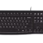 Logitech K120 Laidinė klaviatūra USB-A US Int, Juoda