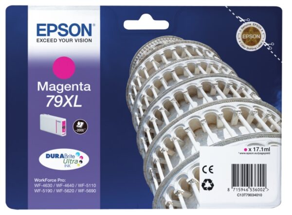 Epson 79XL (C13T79034010) Rašalinė kasetė, Purpurinė - Image 2