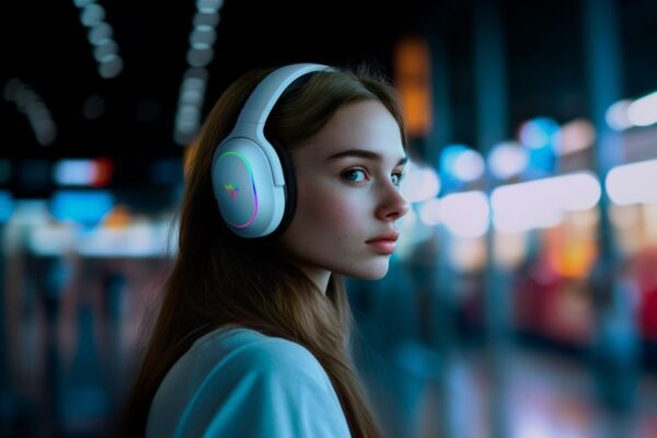 Razer Barracuda X Chroma Belaidės žaidimų ausinės, Bluetooth, Balta - Image 11