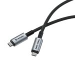 Verbatim 31847 Sync & Charge Kabelis USB-C į USB-C 240W 40Gbps 120cm, Pilka/Juoda - Image 3