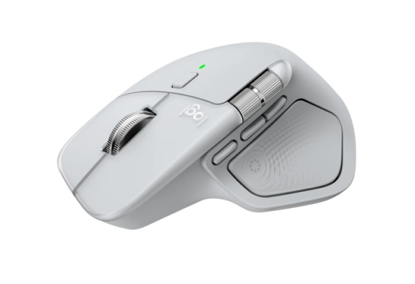 Logitech MX Master 4 for MAC Belaidė pelė RF Wireless + Bluetooth, 8000 DPI, White Silver - Image 4