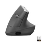 Logitech MX Vertical Ergonomiška belaidė pelė RF Wireless+Bluetooth, 4000 DPI, Graphite - Image 10