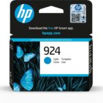 HP 924 (4K0U3NE) Rašalinė kasetė, Žydra