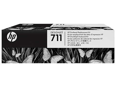 c1q10a HP 711 (C1Q10A) Printhead Replacement Kit, CMYK - Image 1