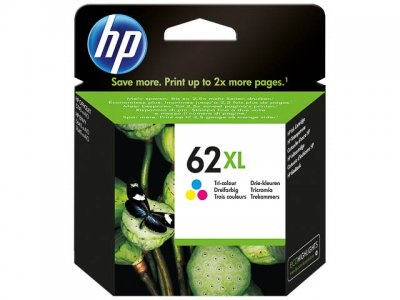 c2p07ae HP 62XL Tri-color (C2P07AE) Rašalinė kasetė, CMY - Image 1