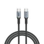 Verbatim 31846 Sync & Charge Kabelis USB-C į USB-C 100W 480Mbps 120cm, Pilka/Juoda
