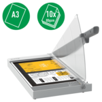 Pjaustyklė-giljotina Leitz Precision Home Office Paper Cutter A3, 10 lapų - Image 7