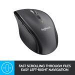 Logitech Marathon M705 Belaidė pelė, RF Wireless, 1000 DPI, Charcoal - Image 8