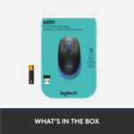 Logitech M190 Full-Size Belaidė pelė, RF Wireless, 1000 DPI, Mėlyna - Image 15