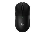 Logitech G PRO X Superlight 2 Belaidė žaidimų pelė, RF Wireless 44000 DPI, Juoda