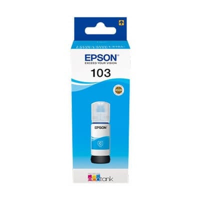 epson_c13t00s24a Epson 103 EcoTank (C13T00S24A) Rašalo papildymo buteliukas, Žydra - Image 1