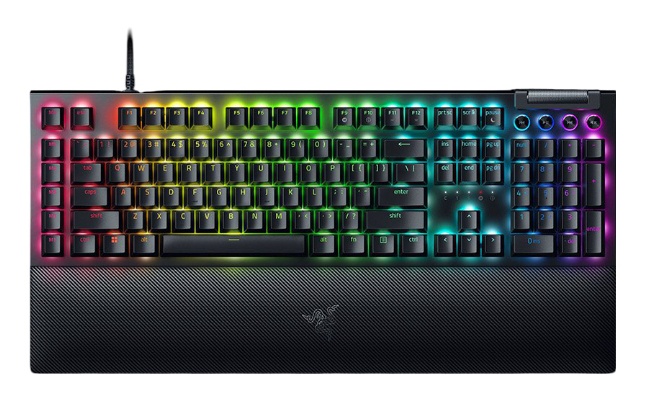 f09f66e2-ec8b-4349-8168-f7b62e291a95 Razer BlackWidow V4 Laidinė žaidimų klaviatūra USB, Green Switch Tactile and Clicky, US, Juoda - Image 1