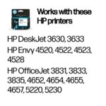 HP 302 Tri-color (F6U65AE) Rašalinė kasetė, CMY - Image 2