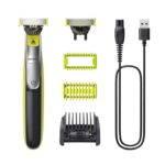 Philips OneBlade 360 QP2834/23 Veido ir kūno plaukų skustuvas / kirpimo mašinėlė, Grey/Lime