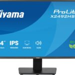 iiyama ProLite X2492HSU-B1 Monitorius 24'' IPS, FHD 1920x1080, 3 ms, 300 cd/m2, 120 Hz, Juoda
