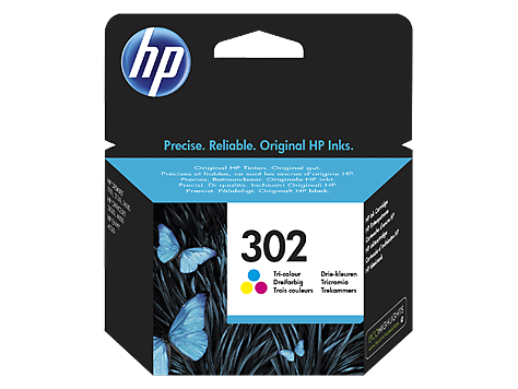 f6u65ae HP 302 Tri-color (F6U65AE) Rašalinė kasetė, CMY - Image 1