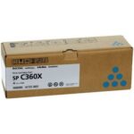 Ricoh SP C360X (408251) Lazerinė kasetė, Žydra (SPEC) - Image 2