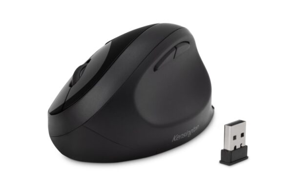 Kensington Pro Fit Ergo Belaidė pelė, RF Wireless + Bluetooth, 1600 DPI, Juoda - Image 4