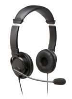Kensington Classic Laidinės ausinės, USB-A, Juoda