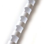 Spiralė įrišimui Forpus plastikinė 10 mm, 100 vnt., balta