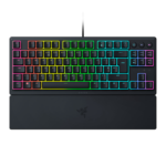 Razer Ornata V3 Tenkeyless Laidinė žaidimų klaviatūra, Low-profile, RGB LED, USB QWERTY, US, Juoda