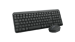Logitech MK250 Compact Combo Belaidė klaviatūra + Pelė, Bluetooth, US Int, Graphite - Image 2