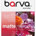 Fotopopierius Barva (IP-BE140-412) Everyday Dvipusis Matinis 140 g/m², A4, 20 lapų