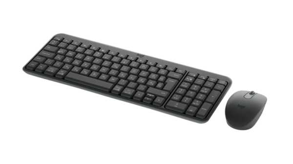 Logitech MK250 Compact Combo Belaidė klaviatūra + Pelė, Bluetooth, US Int, Graphite - Image 4