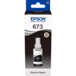Epson 673BK (C13T67314A) Rašalo papildymo buteliukas, Juoda
